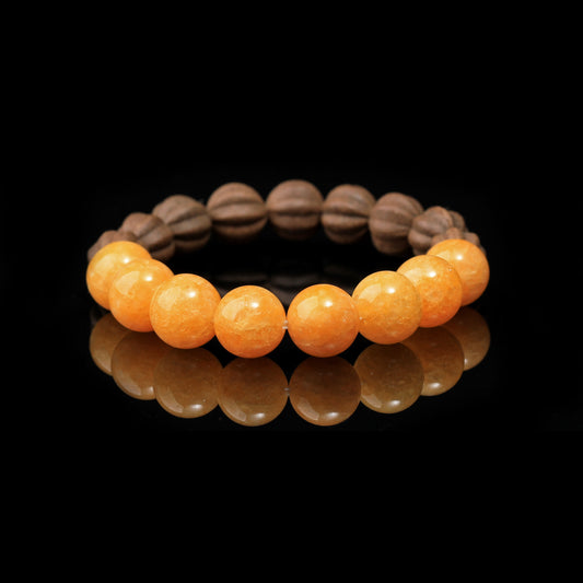 WF #18-02 Incense Bead Bracelet - Earth