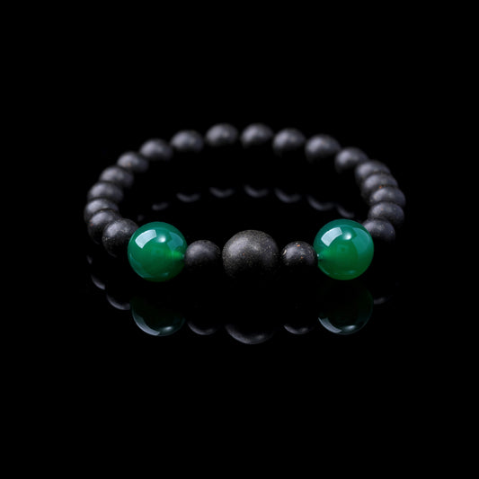 WF #79-01 Incense Bead Bracelet - Wood