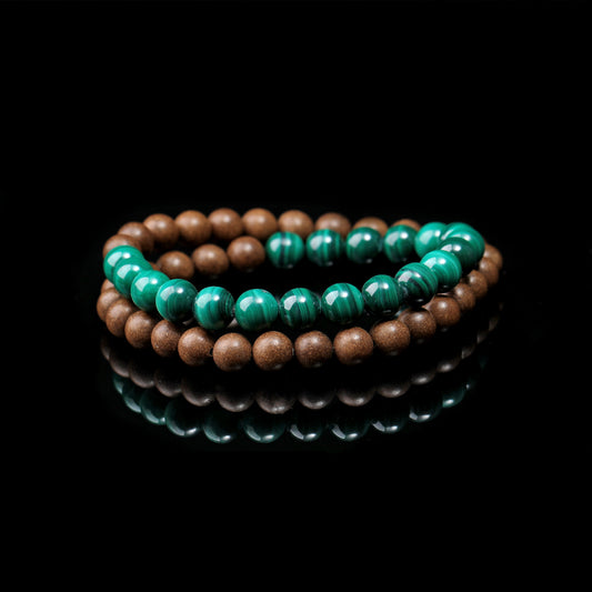 WF #38-01 Incense Bead Bracelet - Water