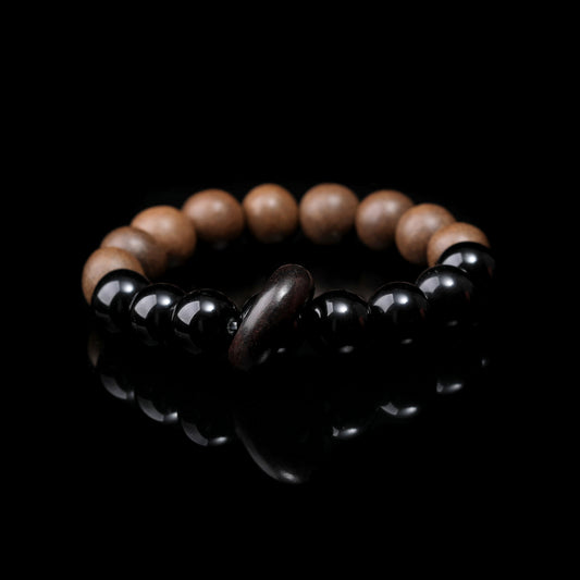 WF #68-02 Incense Bead Bracelet - Water