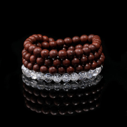 WF #87-01 Incense Bead Bracelet - Metal