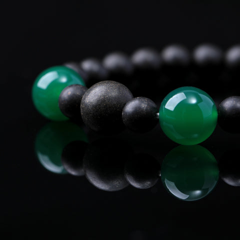 WF #79-01 Incense Bead Bracelet - Wood