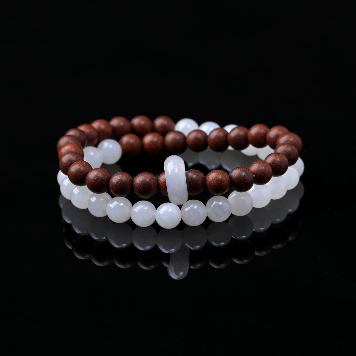 WF #87-03 Incense Bead Bracelet - Metal