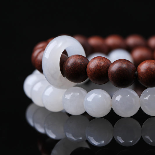 WF #87-03 Incense Bead Bracelet - Metal