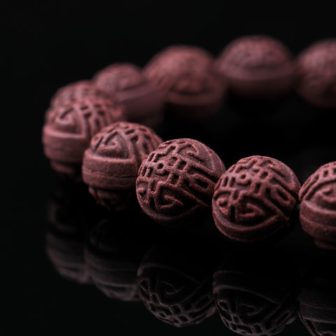 WF #Base-16 Rose Incense Bead Bracelet - Suitable for all 5-elements