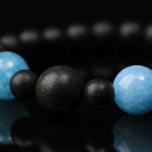 WF #79-05 Incense Bead Bracelet - Water